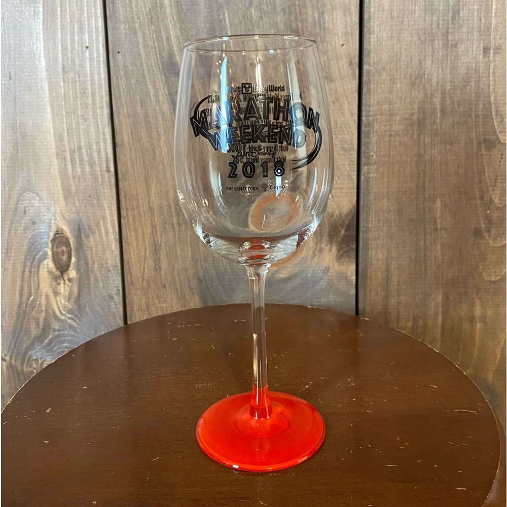 runDisney 2018 WDW Marathon Weekend Wine Glass